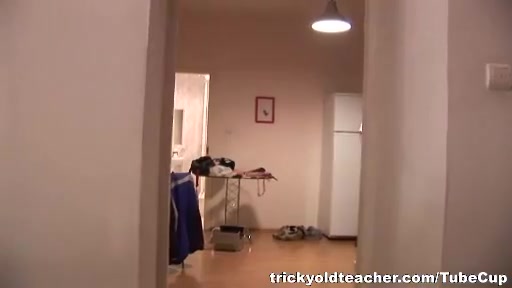 Young chick gets sex tutored by her old teacher.