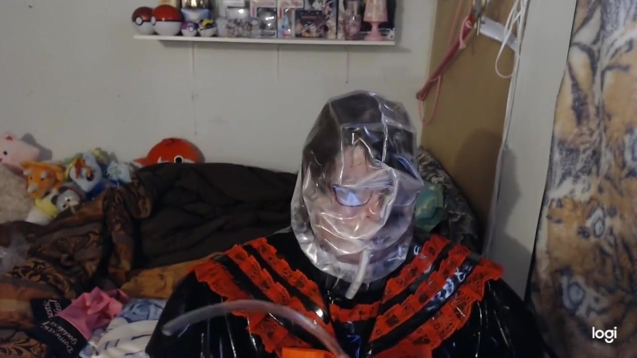 Pvc Rubber Sissy Breathplay And Pillow Hump
