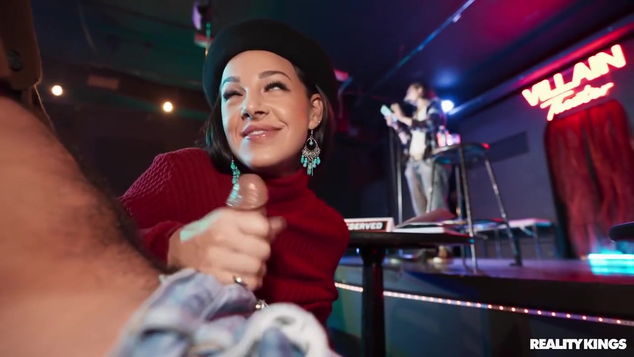 Sneakily Sucks James Angels Black Cock In A Poetry Slam - Evelin Stone
