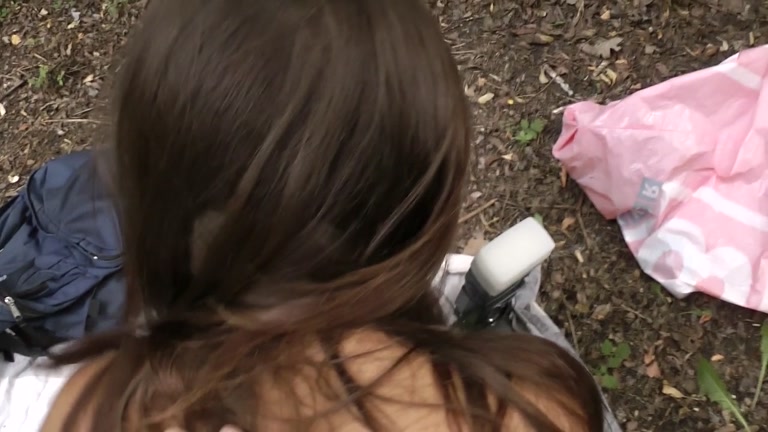 Real outdoor fuck with sexy chick