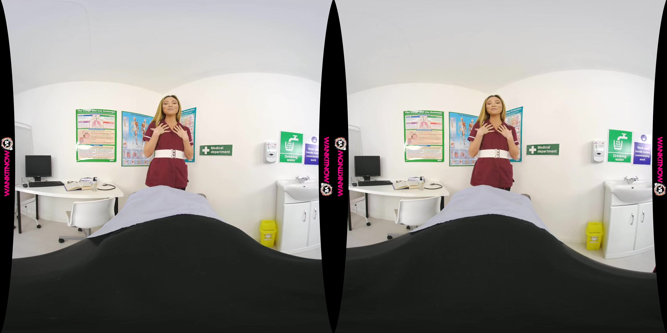 Cum Training Part 2 - British Nurse Fetish Tommy Torso Blowjob In The Doctors Office