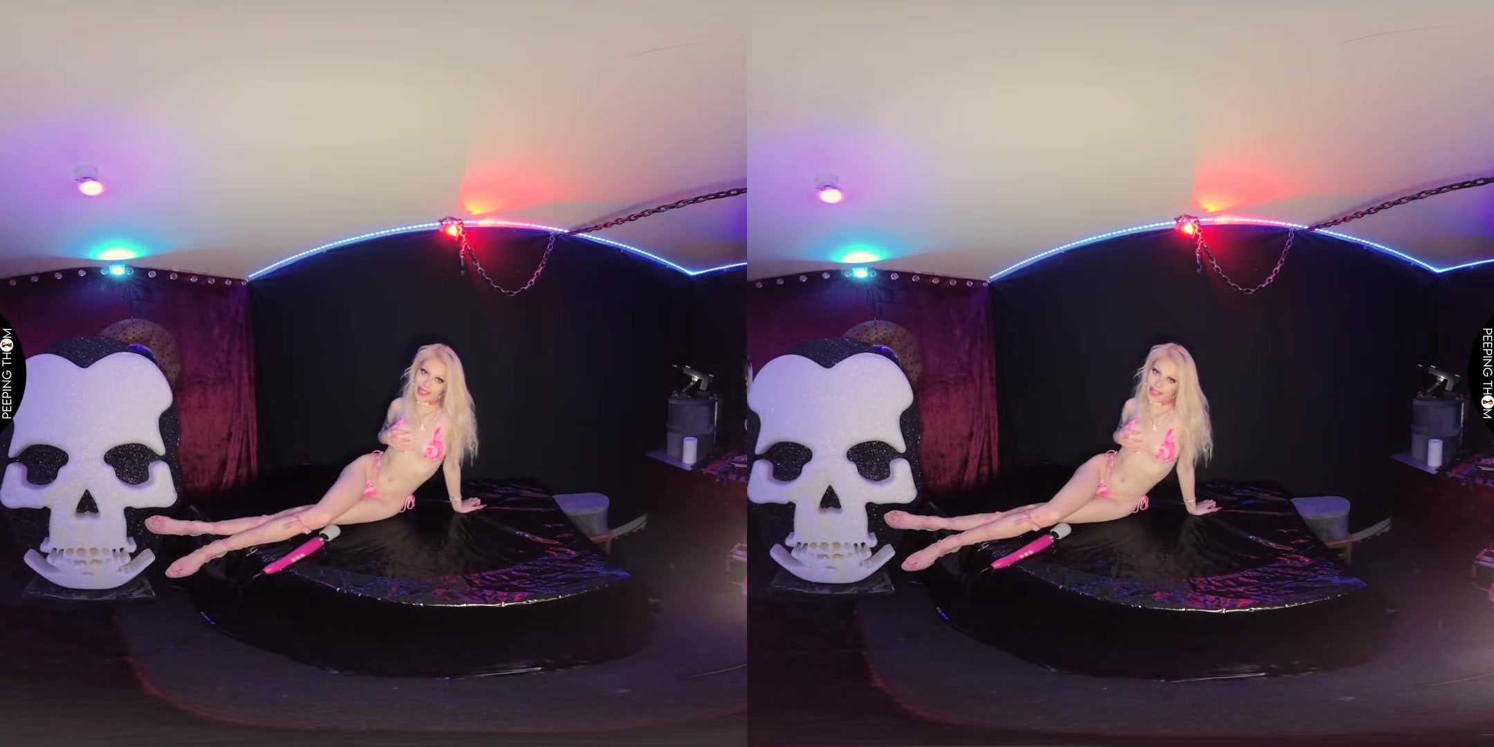 Dark Room Squirt; Striptease and Solo Masturbation with Angel Rae Doll