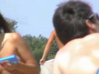 The nudist beach is the best place for a