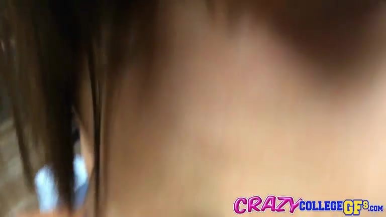 Kelsi in Stretch position - CrazyCollegeGFs
