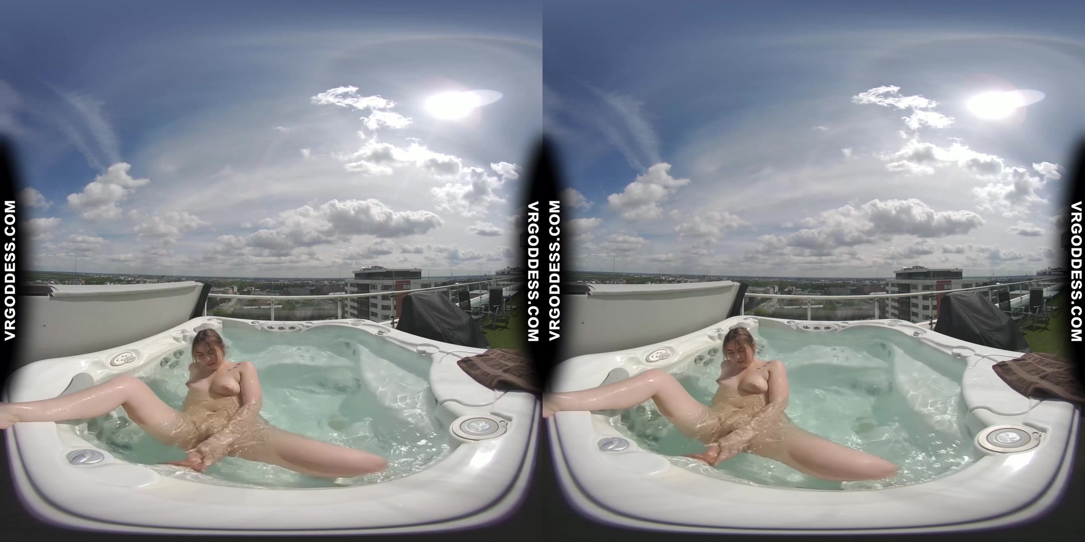 Teen Adreana Jilling In Jacuzzi With Suction Cup Dildo Orgasming Vibratin Her Clit On Water Jets