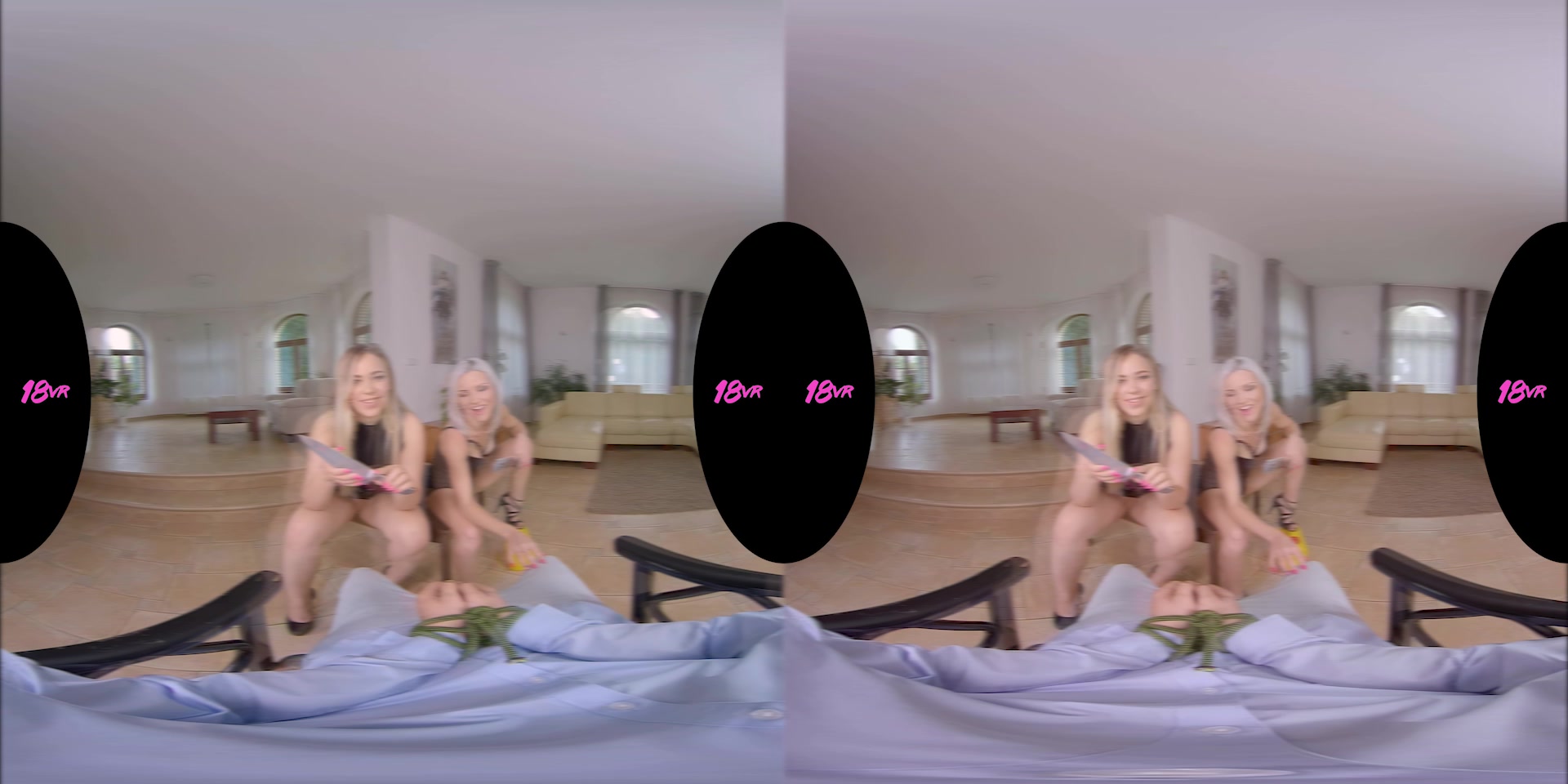 Zazie Skymm & Selvaggia Babe in Boneward Bound - 18VR