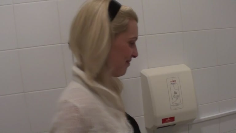 Dp public sex scene in the restroom