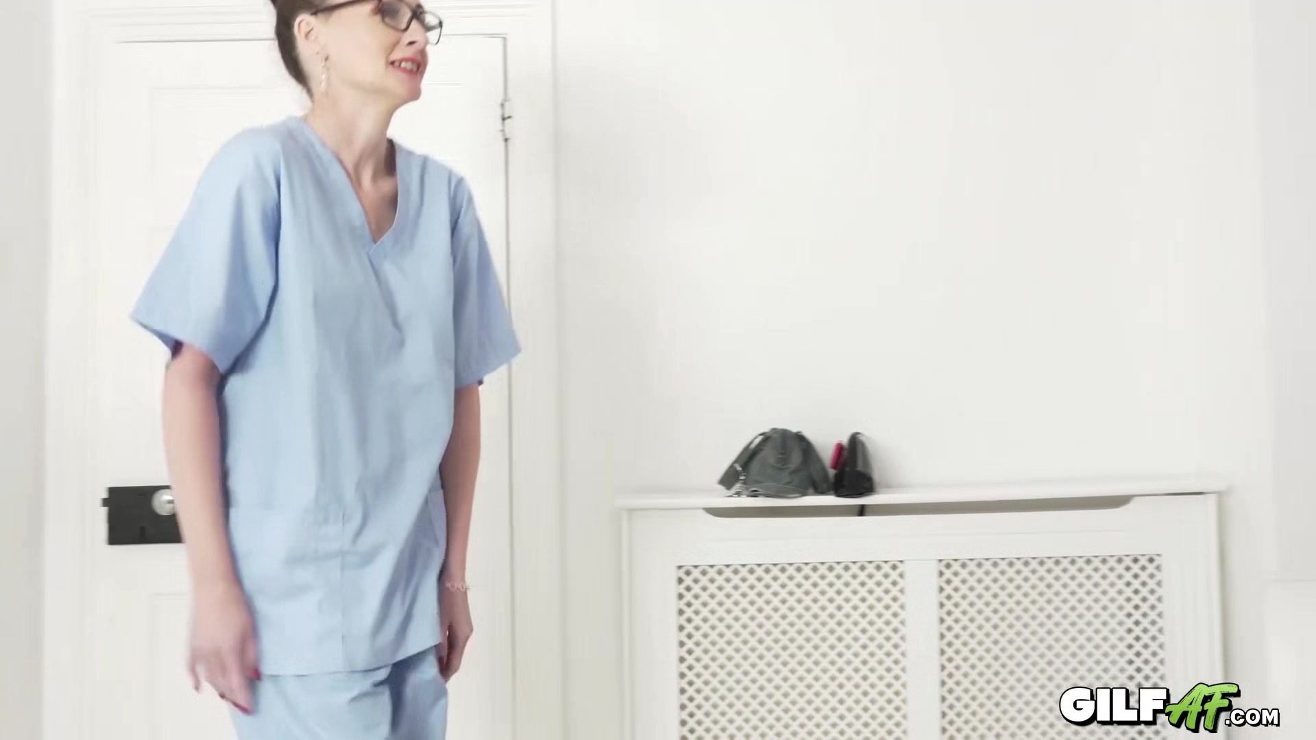 56 YO Granny Nurse Fucks patient