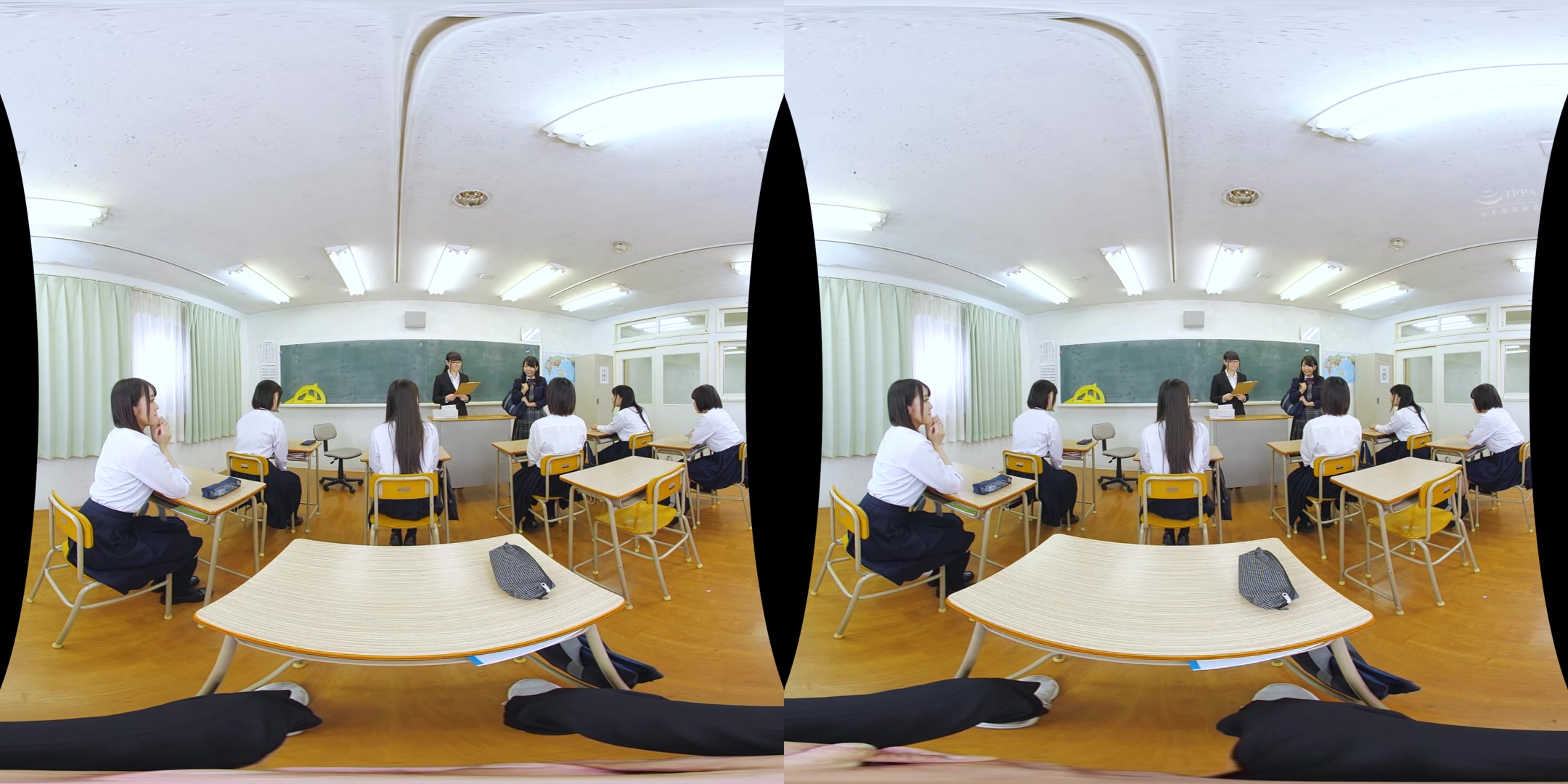 Ruka Inaba - Today is Naked Day?! Her New School She Transferred To - NATURALHIGH