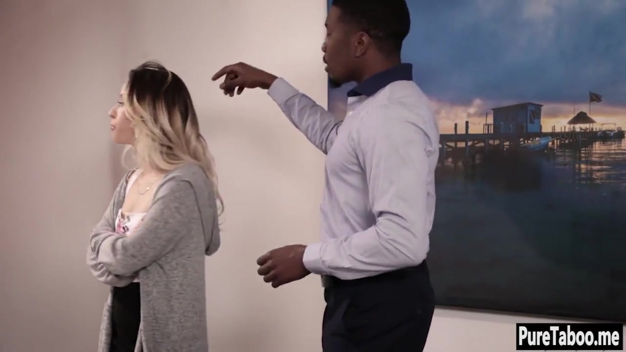 Sexy Blonde teen 18+ Jumped On A Partners Big Black Dick