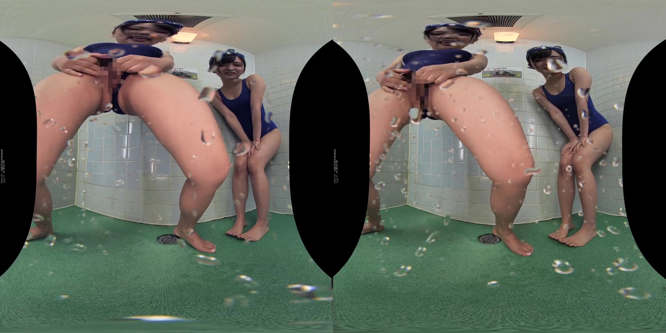 Older Stepsisiters Taking you for a Bathroom Break; Busty JAV Idols Watersports and Pissing
