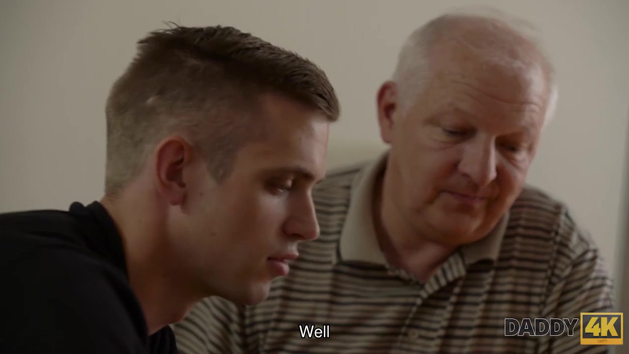 DADDY4K. Boy fixes Step dads computer while he is fucking his girlfriend