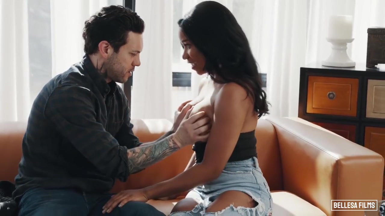 Busty Chick Rides Hard Cock With Her Hairy Pussy With Jenna Foxx