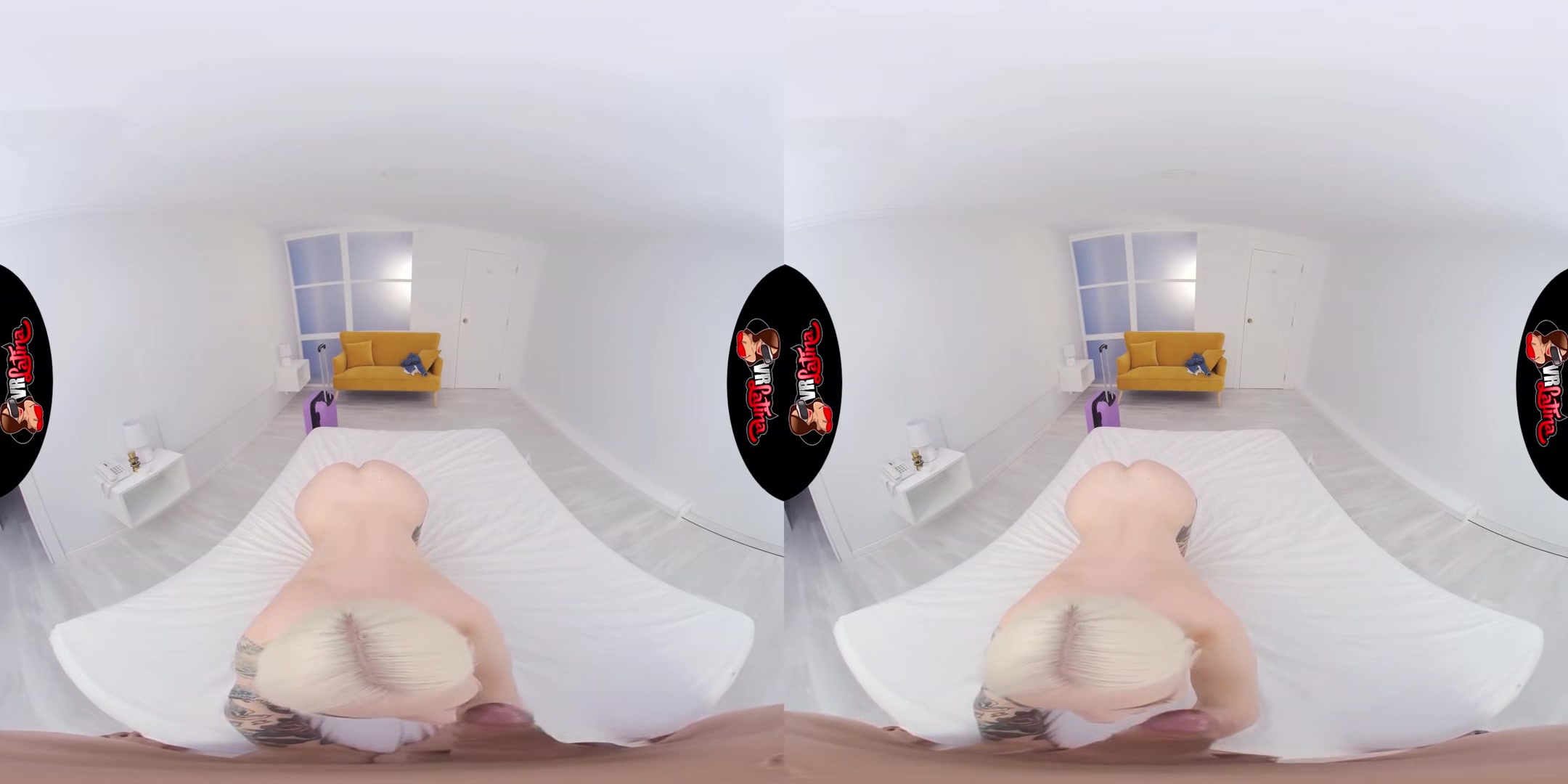 Tourist in Trouble - Busty Blonde Sneaks into Your Room
