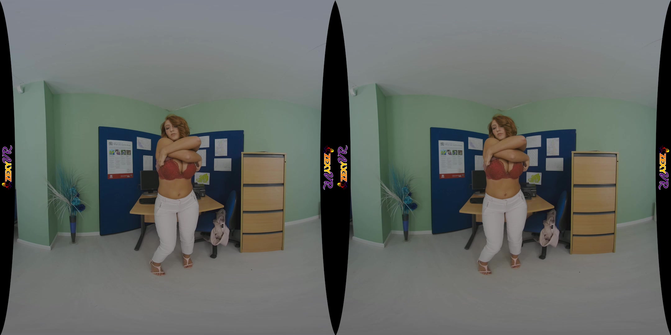 Office Boobs featuring Robyn - ZexyVR