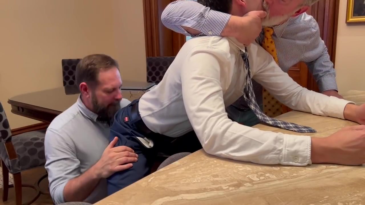 Junior Salesman Impresses Boss. Office Breeding