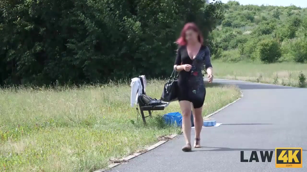 LAW4k. teen 18+ babe with black hair receives hard pricks of cops in twat