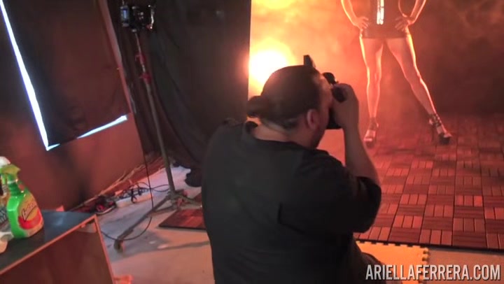 Ariella Ferrera in Glamour Shoot Clip#3
