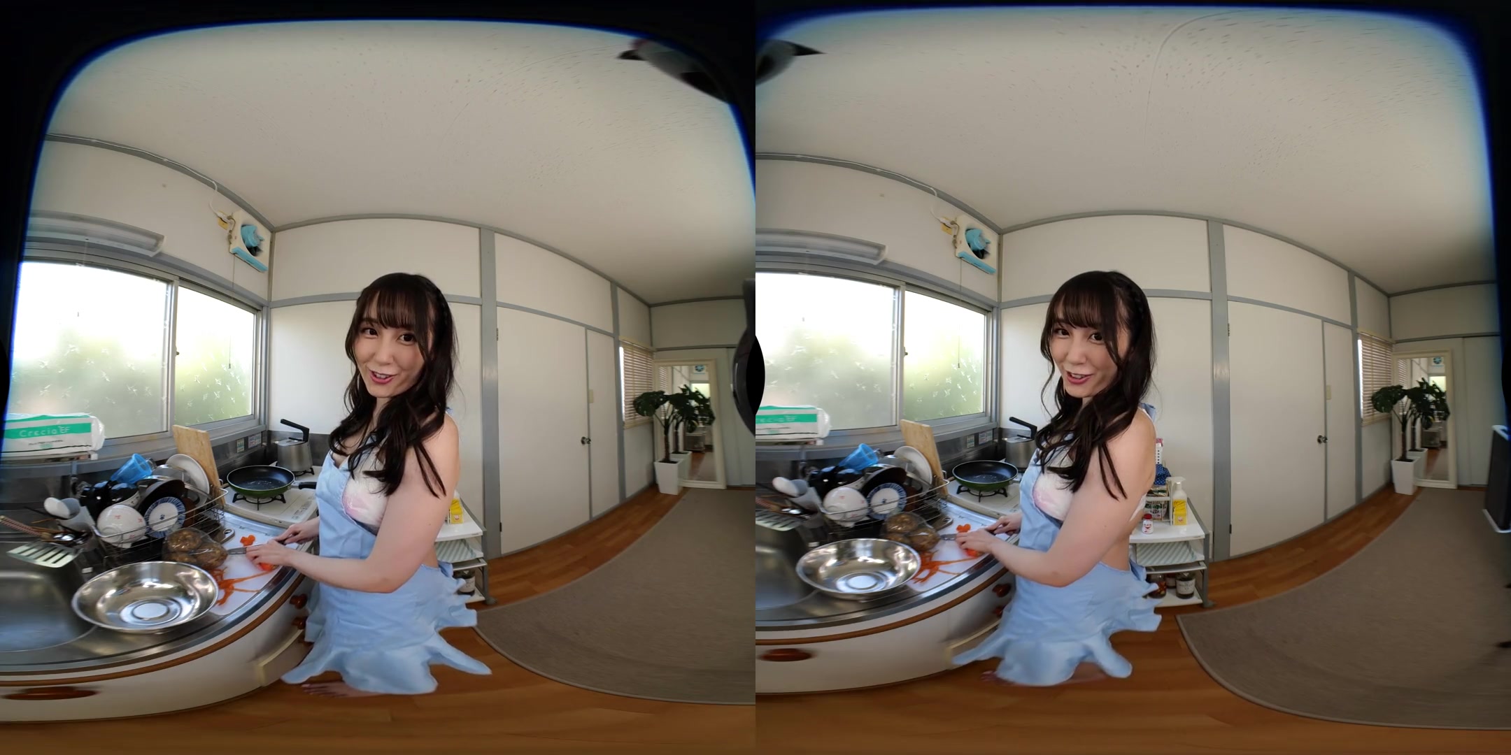 Apartment Days! Misaki Aina Act 1; Beautiful and Busty Classy Japanese Virtual Girlfriend Softcore Non-Nude
