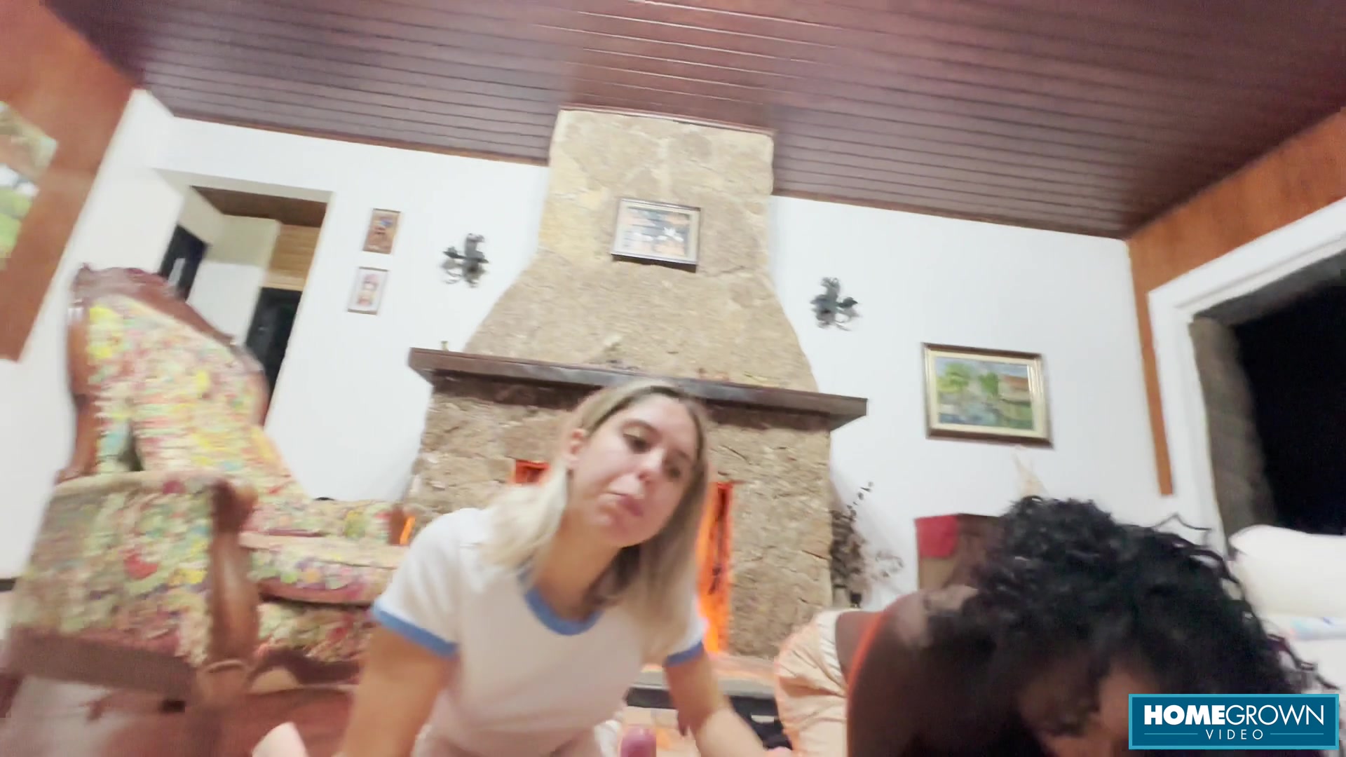 Gorgeous Scarlett and Juliana share Peter and Stephan's cocks between them!