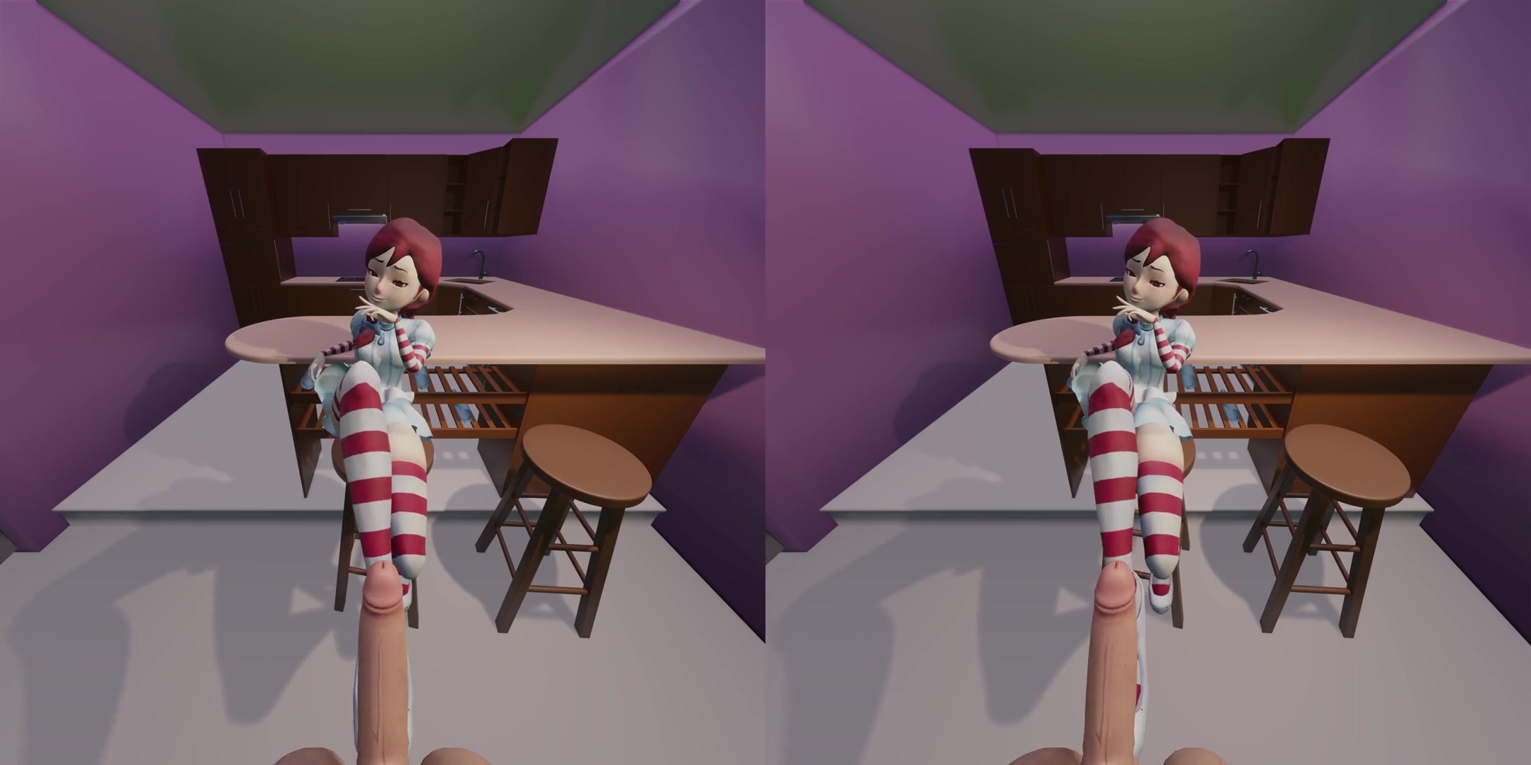 Wendy Footjob - Cute Cosplay CGI - VRAnimeTed - SexLikeReal