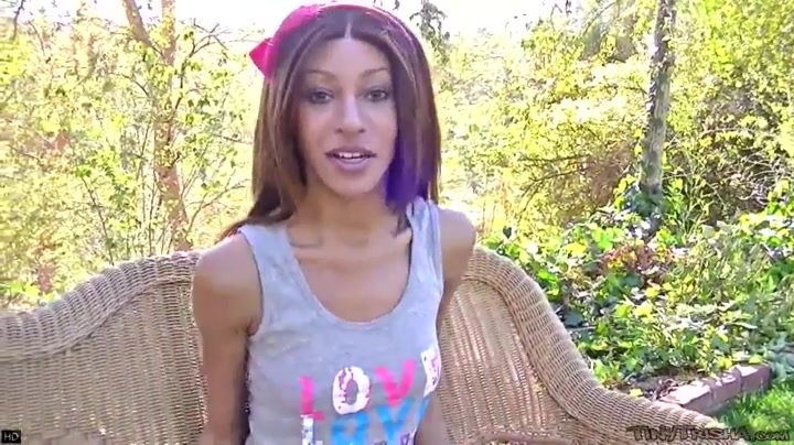 Naked in the Wilderness Tiny Trisha gets horny