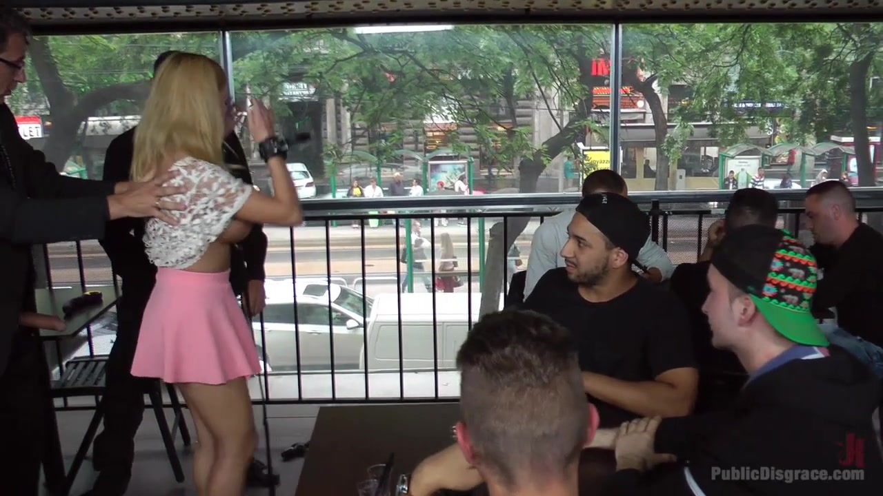 Busty Blonde Isabella Clark Public Double Penetration - 1 - PublicDisgrace