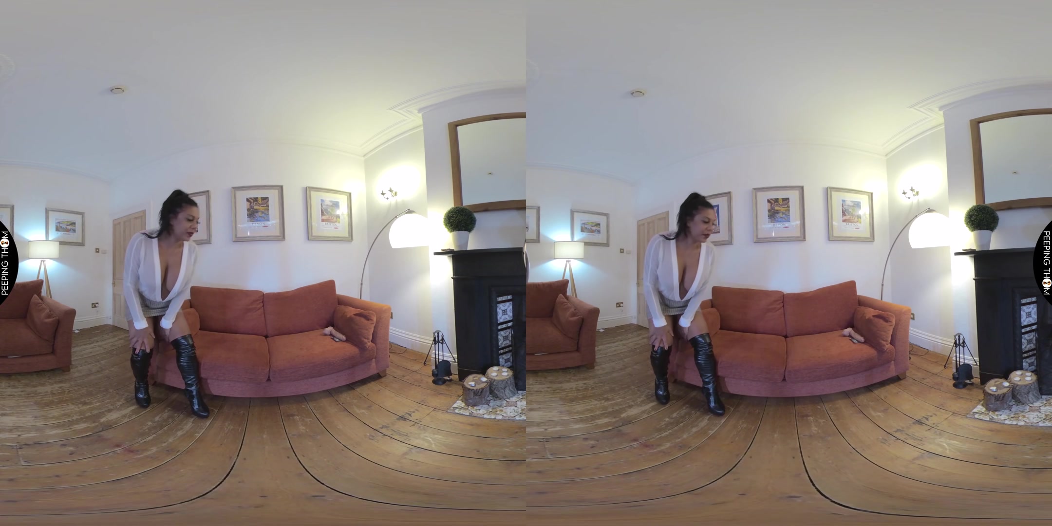 Sarah Dominatrix - Harsh Jerk Off Instructions - PeepingThom