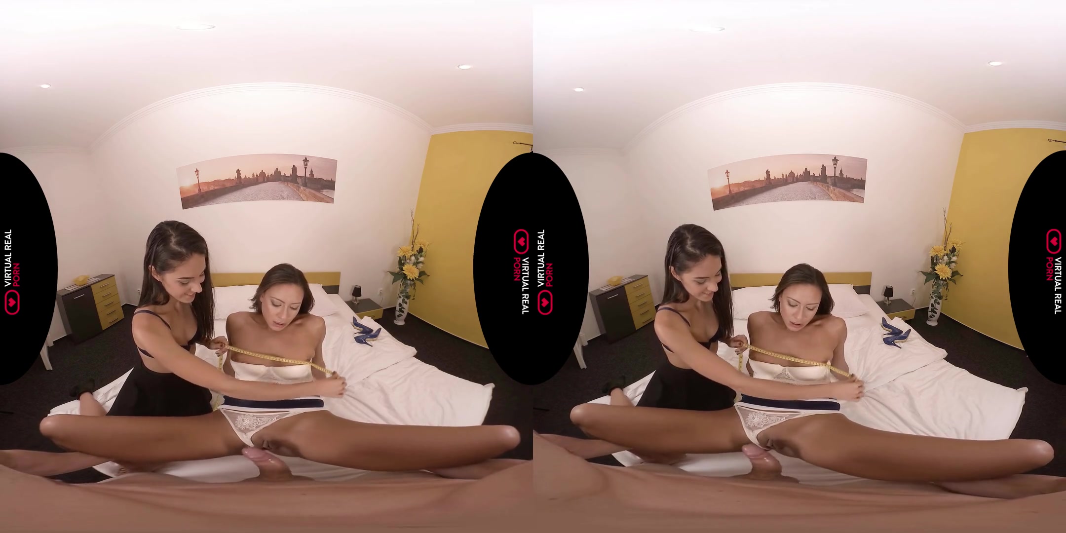 Carolina Abril & Cassie Del Isla in Sex--Porter - VirtualRealPorn