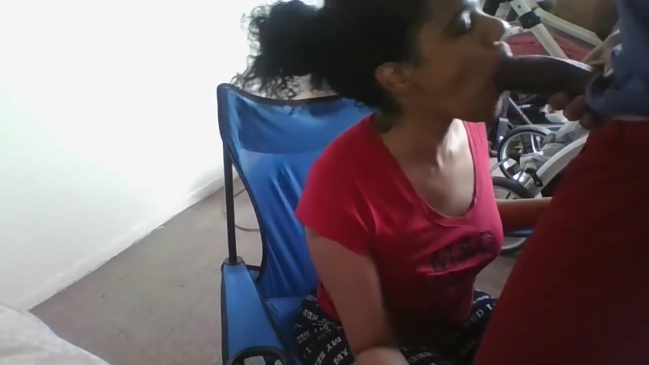 Sucking Dark Brown Cock