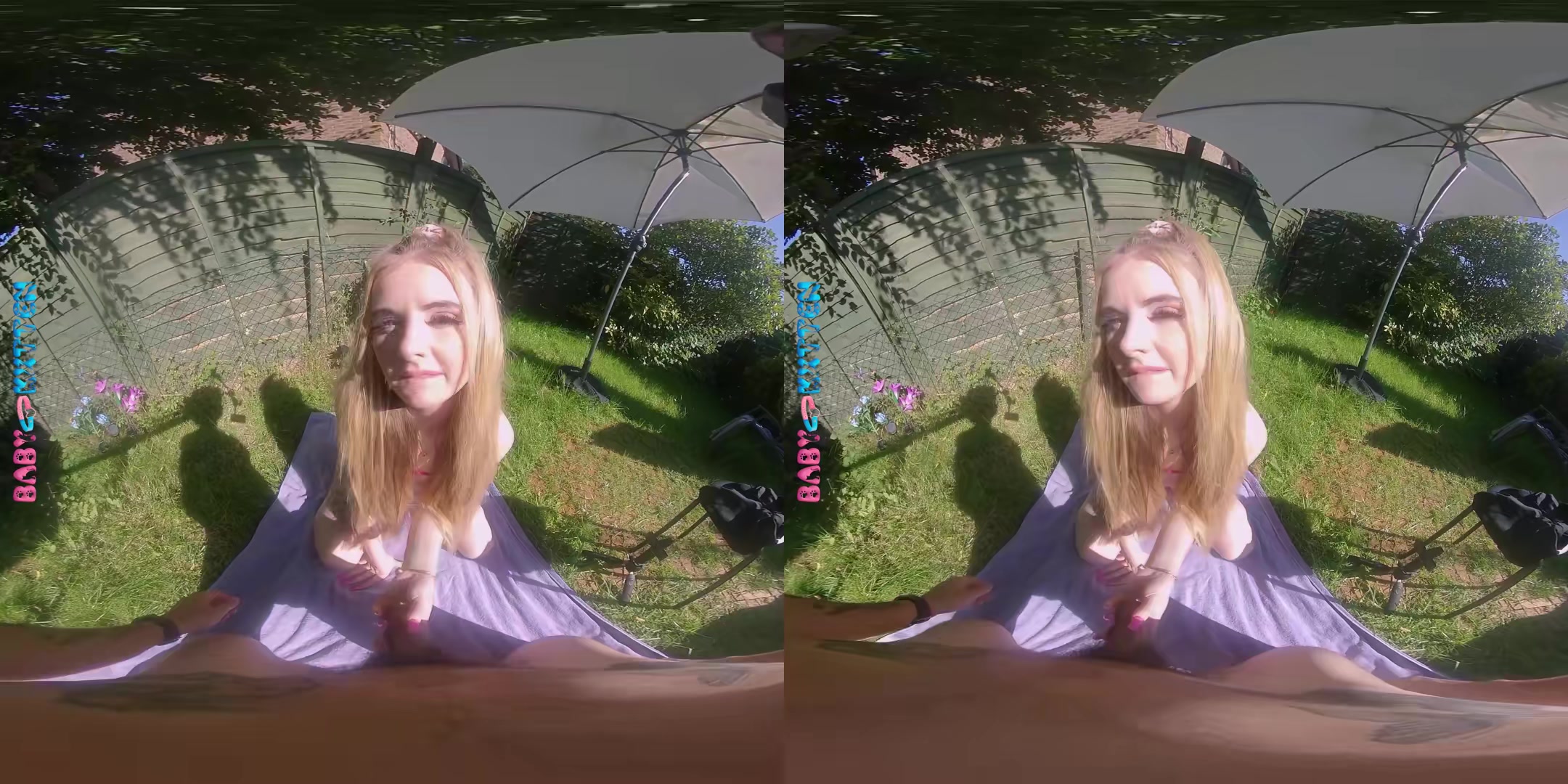 Hot Sunbathing With Stepdaddy - Babykxtten