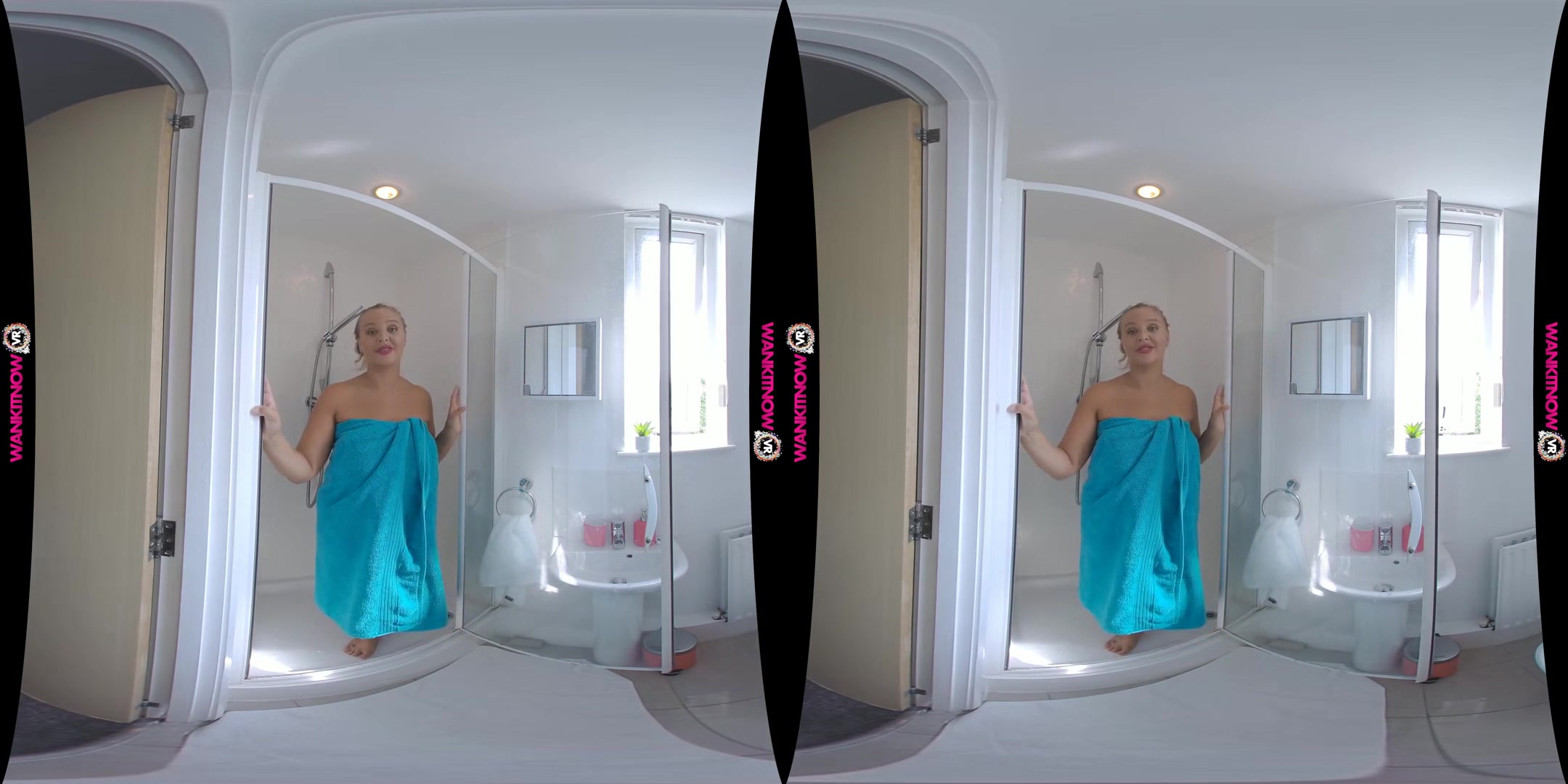 Soapy & Slippery - Busty Beth Getting out the Shower Solo
