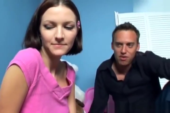 Babysitter shows off her blowjob skills