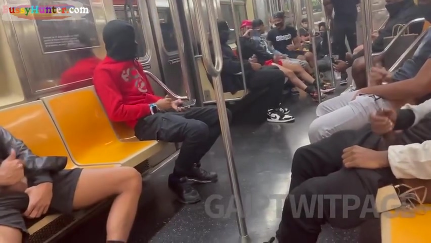 Fs - Nycsexcapade - Public Transit Subway - Flashmob #4por