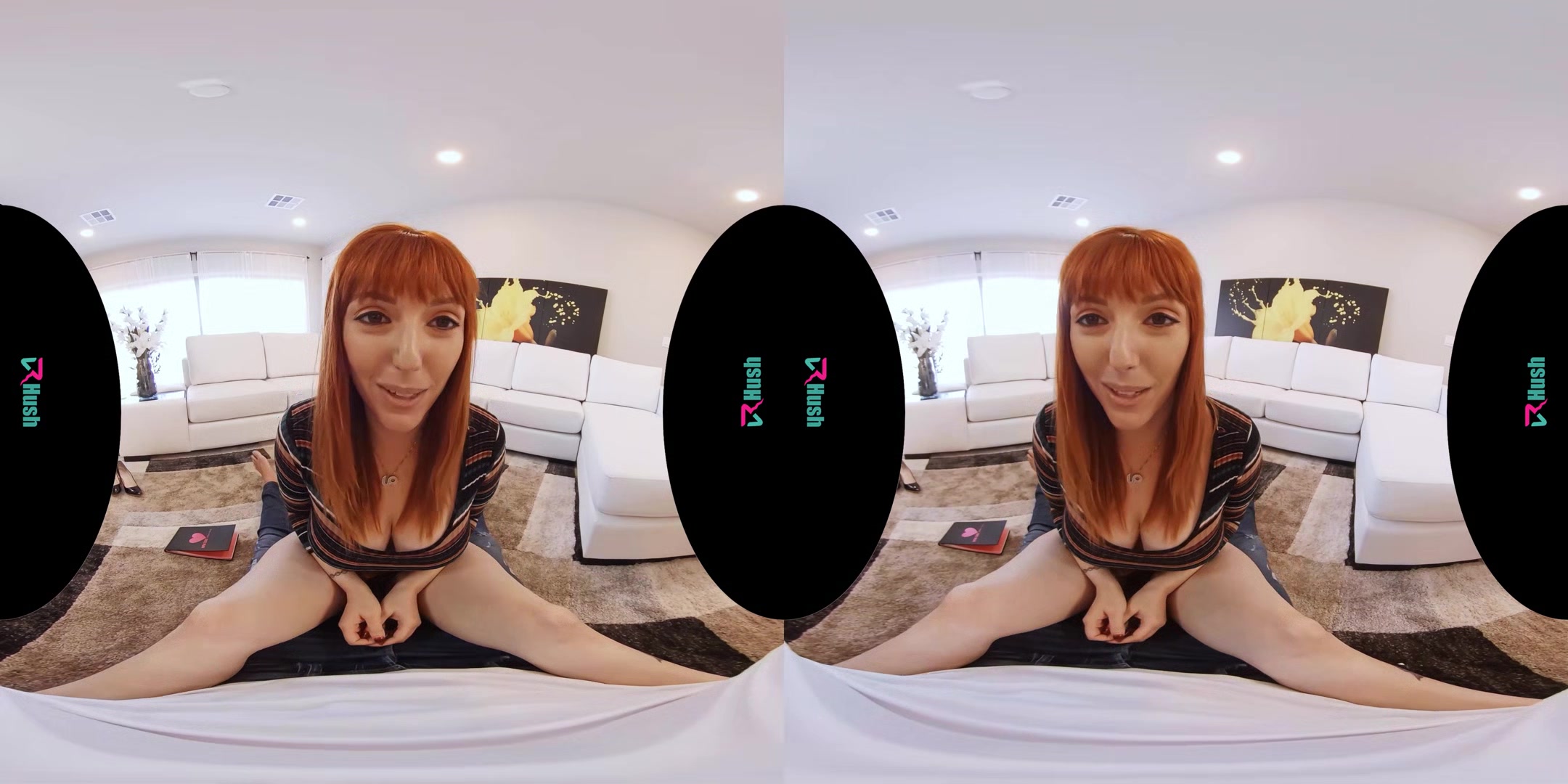 VRHUSH Busty redhead Lauren Phillips lets you creampie her ass