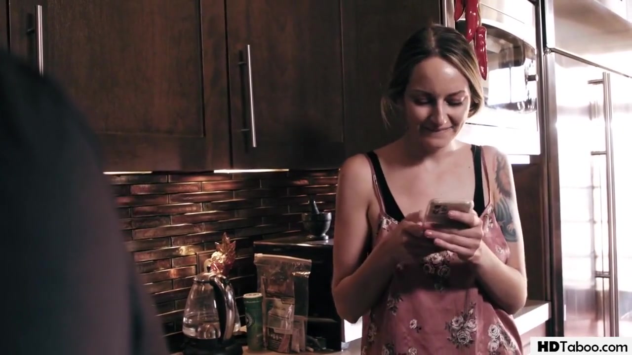 Brooklyn Gray In Pervy Step dad Finds His Step daughters Lesbian Gf Very Attractive