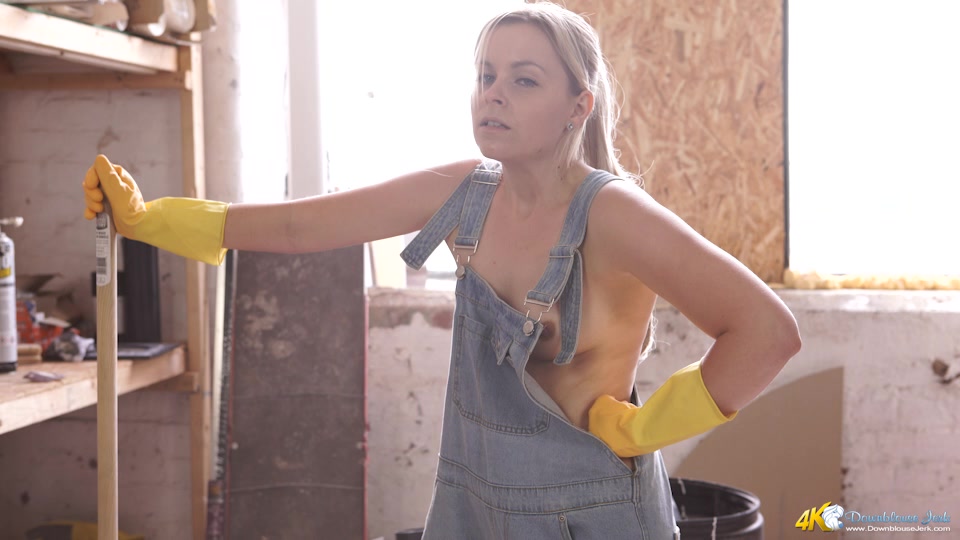 Anna Belle in Do The Dirty Work - DownblouseJerk