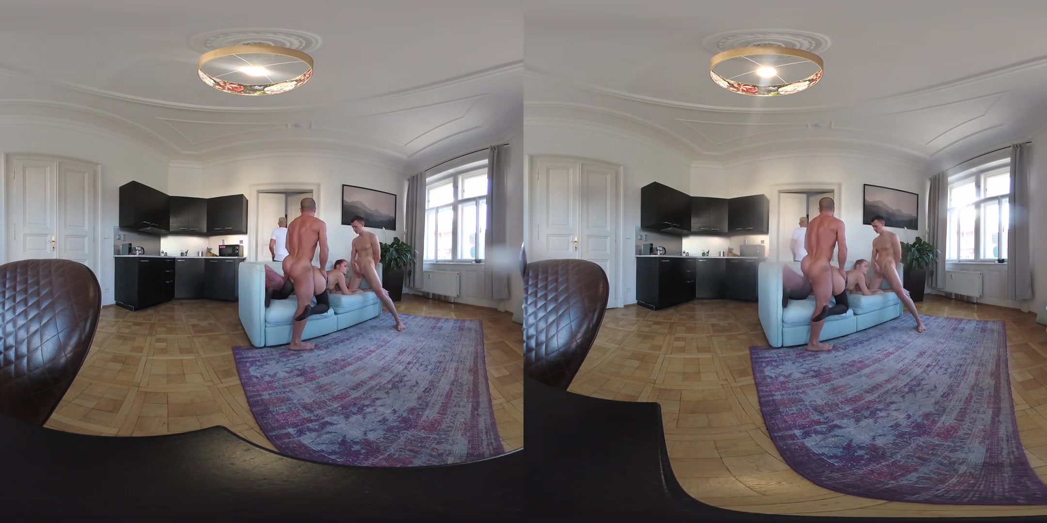 Katy Rose Vr Video- Redhead First Double Pussy Penetration DPP