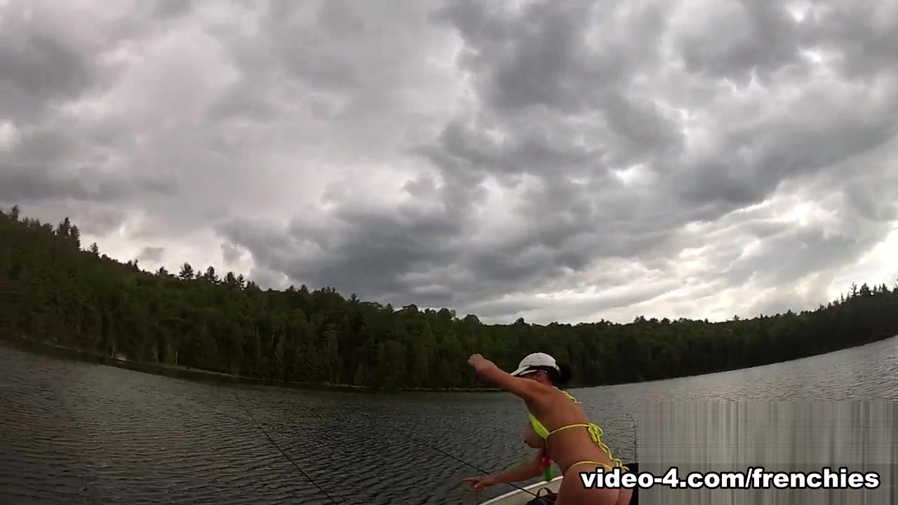 Bianca Fishing In Her Micro Bikini - KinkyFrenchies