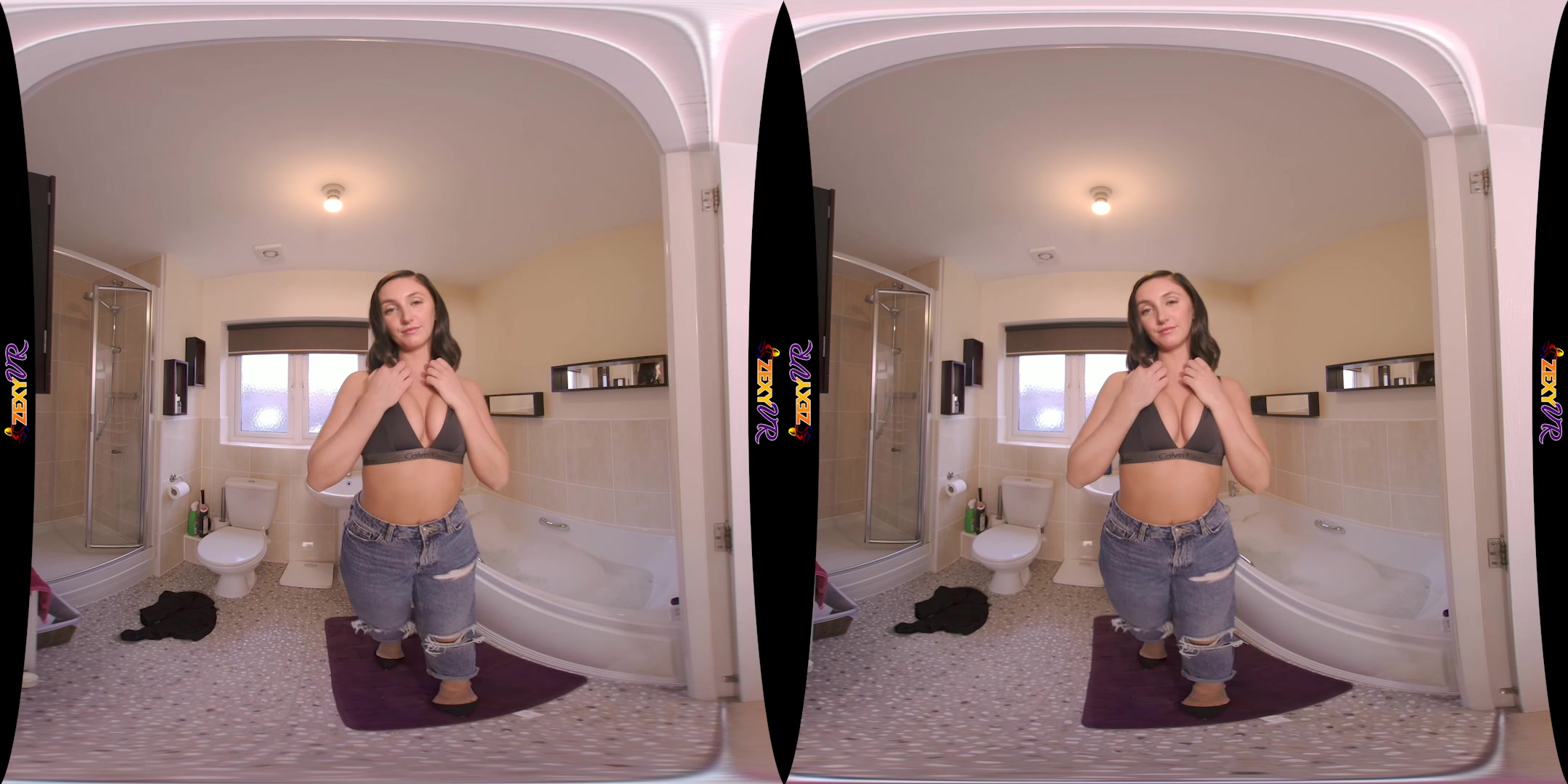 Strip & Soak featuring Mia J - ZexyVR