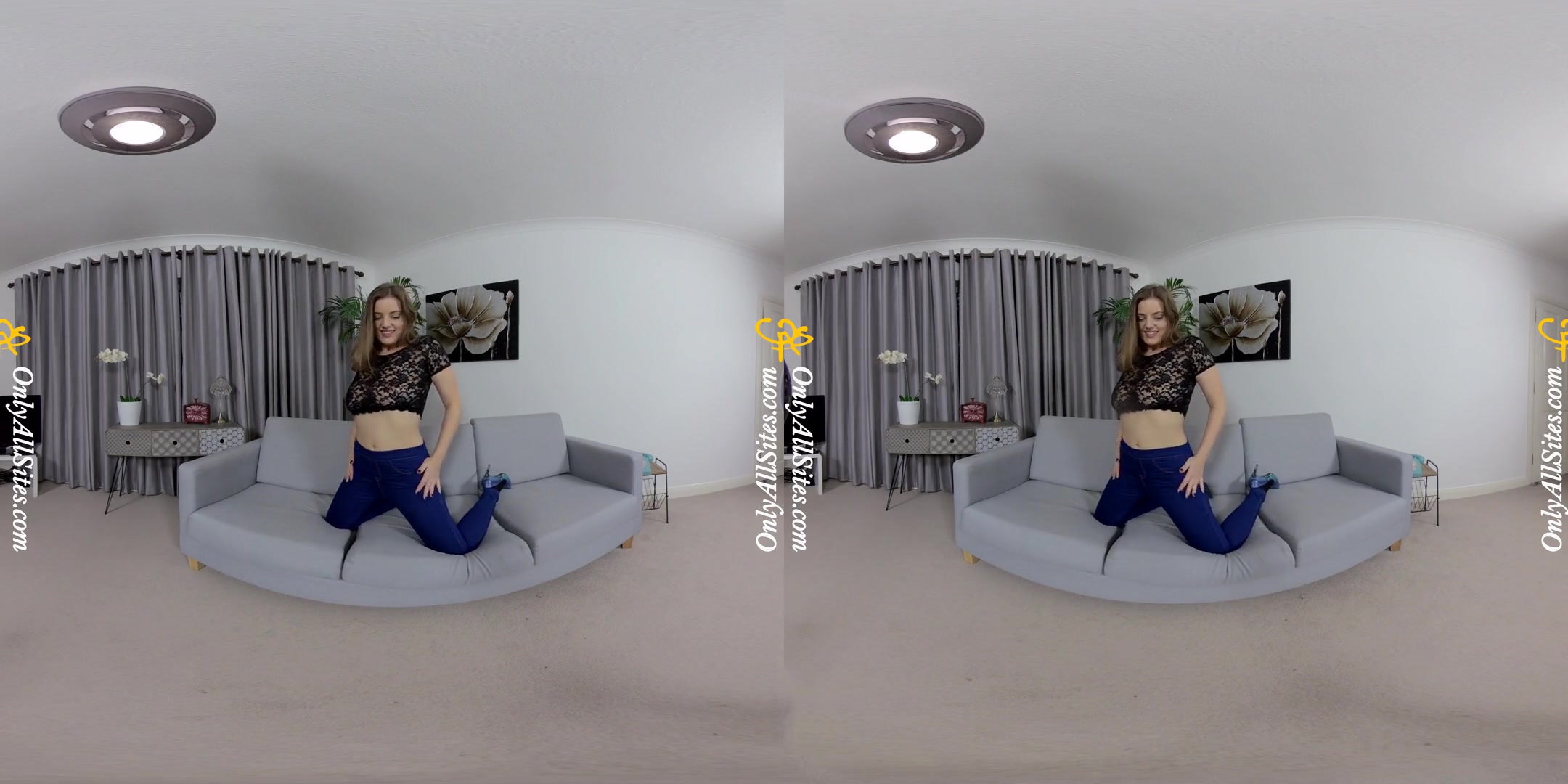 Lottii Rose - Big Tits Nylons Solo Model Striptease