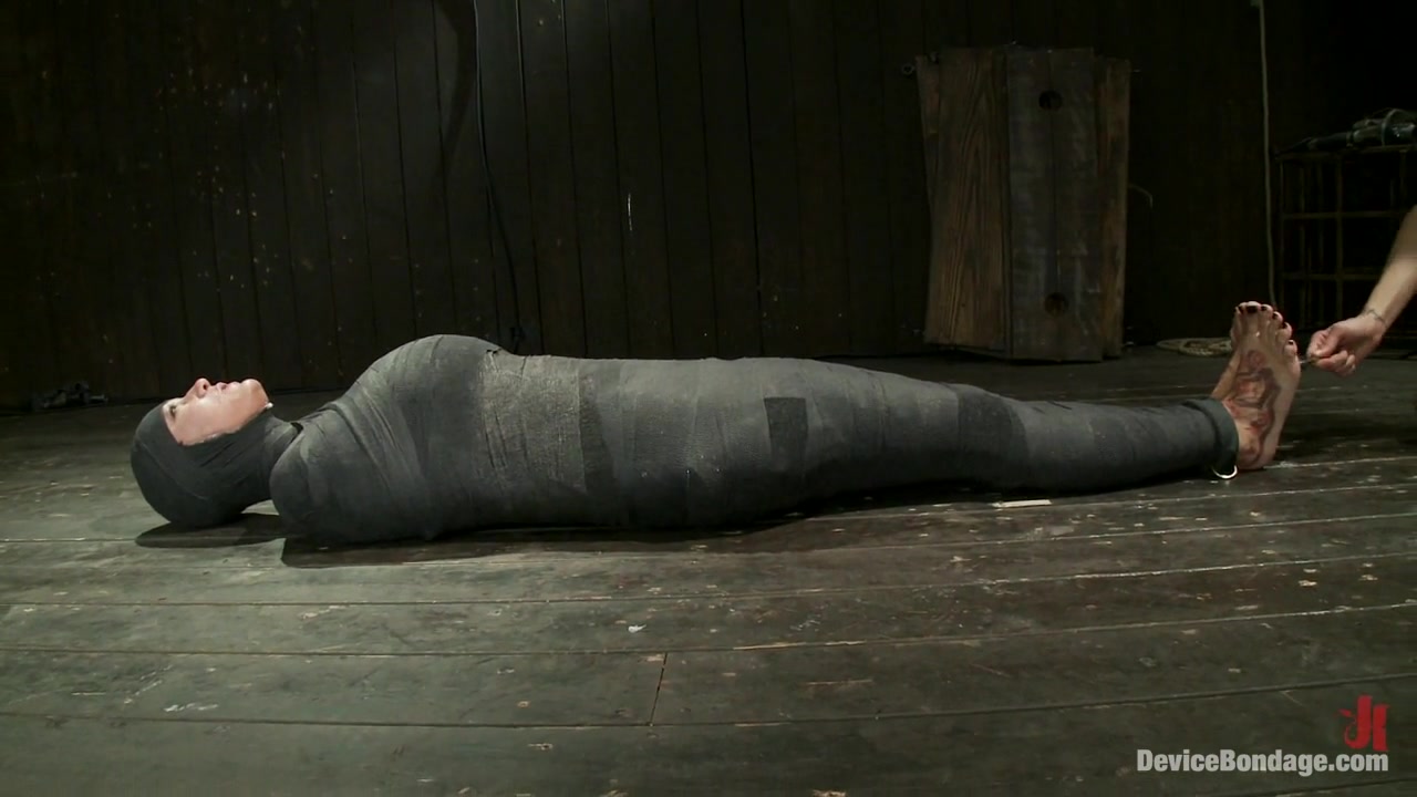 James Deen Trina Michaels in Tightly wrapped package - DeviceBondage