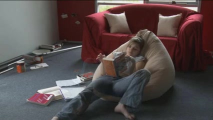 Concupiscent Student Takes Blissful Break Legal Age teenager 18+