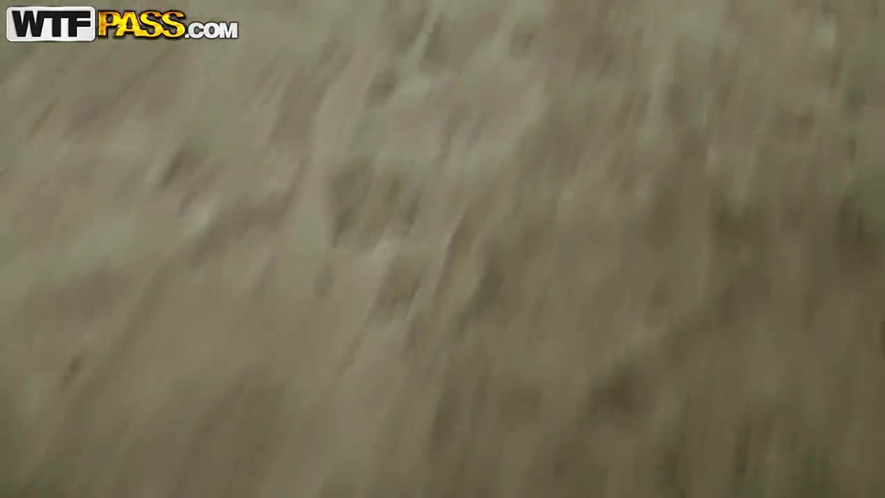 Pretty young Nesty does blowjob in public