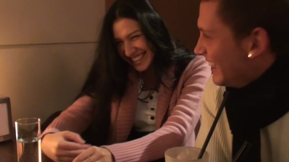 Elizabeth in video of a public toilet fuck between horny couple