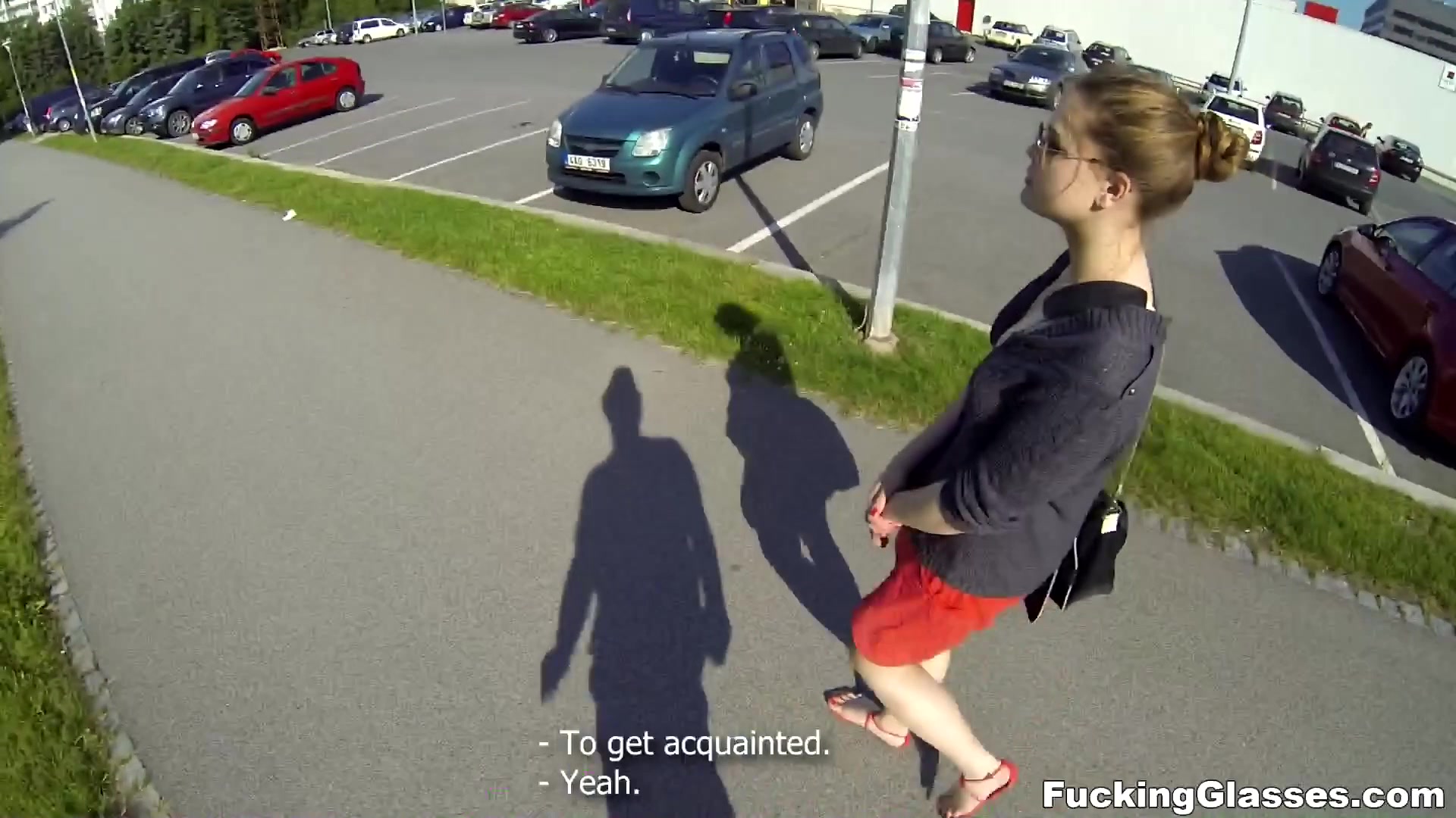 Fucking Glasses - Lota - Outdoor fuck in glasses