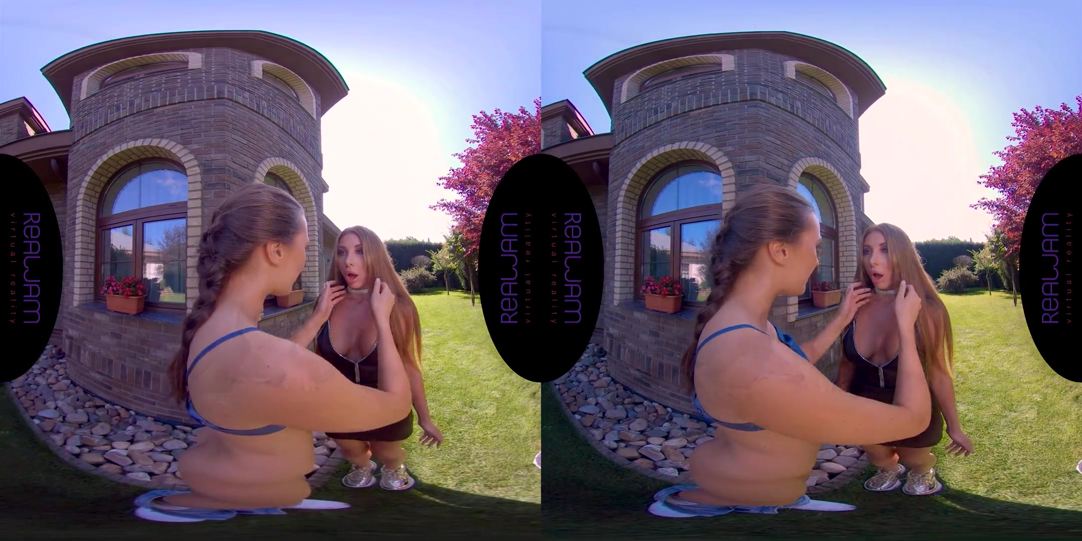 Marilyn Crystal & Stacy Cruz in Unexpected visit - RealJamVR