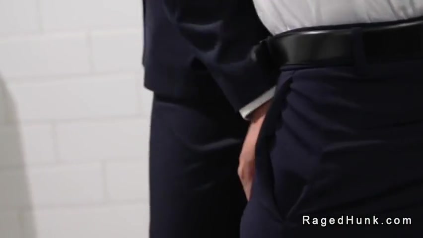 Flight Attendant Fucks Businessman In Rest Room With Drew Valentino