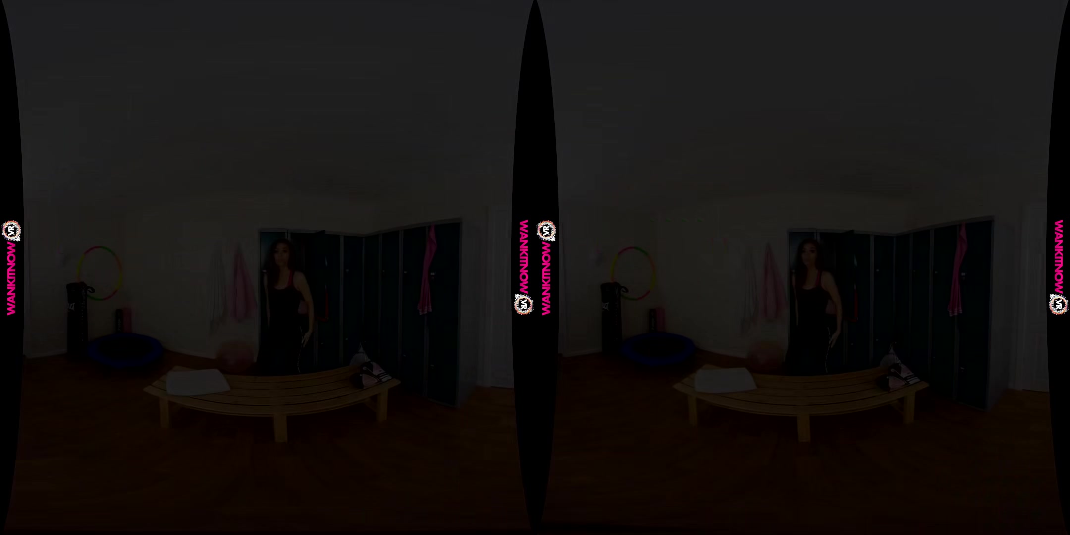 Gym Jerk - Hot Thin Babe Solo Striptease - Sexlikereal