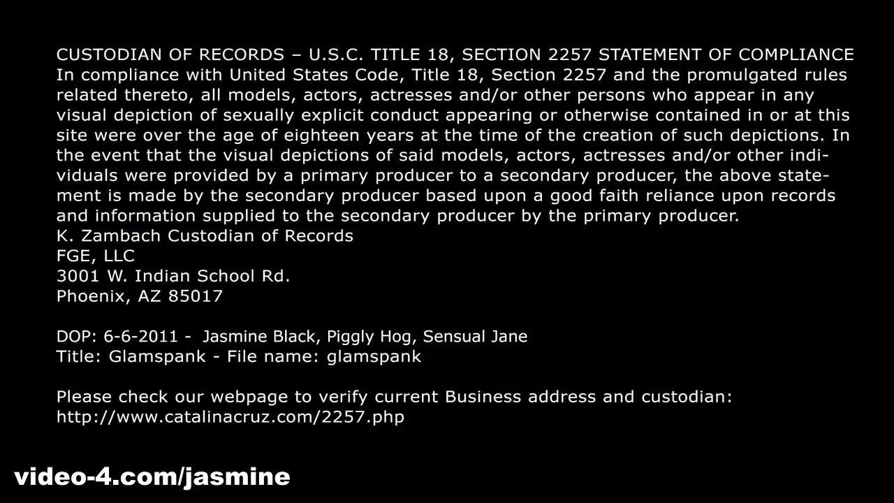 Jasmine Black & Sensual Jane in Glamspank - Jasmine Black Videos